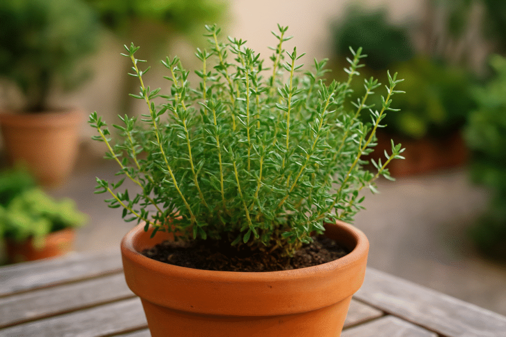 cultivar tomilho em casa