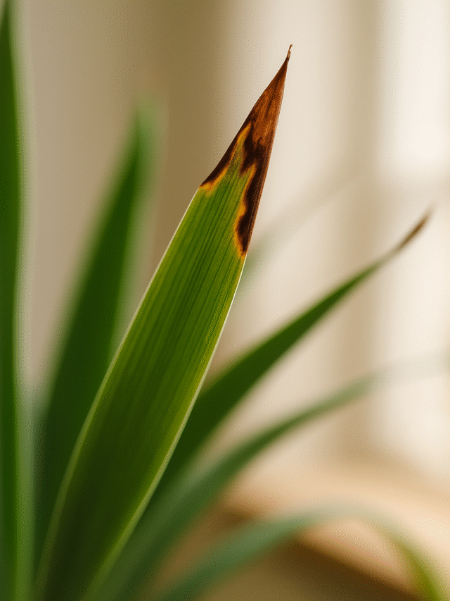Folhas queimadas nas plantas: o que isso revela